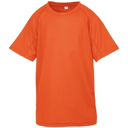 textil Niño Camisetas manga larga Spiro Performance Aircool Naranja