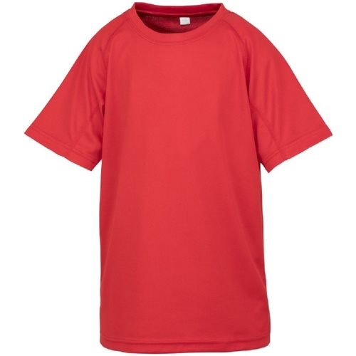 textil Niños Camisetas manga corta Spiro Performance Aircool Rojo