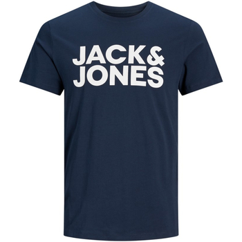 textil Hombre Camisetas manga corta Jack & Jones 12151955 JJECORP LOGO TEE SS O-NECK NOOS NAVY BLAZER/SLIM/LARGE Azul