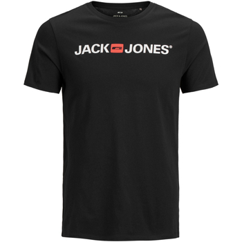 textil Hombre Camisetas manga corta Jack & Jones 12137126 JJECORP LOGO TEE SS CREW NECK NOOS BLACK/SLIM FIT Negro
