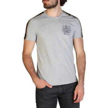 textil Hombre Camisetas manga corta Aquascutum - qmt017m0 Gris
