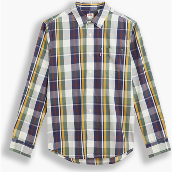 textil Hombre Camisas manga larga Levi's CAMISA CLASSIC 1 PKT STANDARD LEVI'S® HOMBRE Gris
