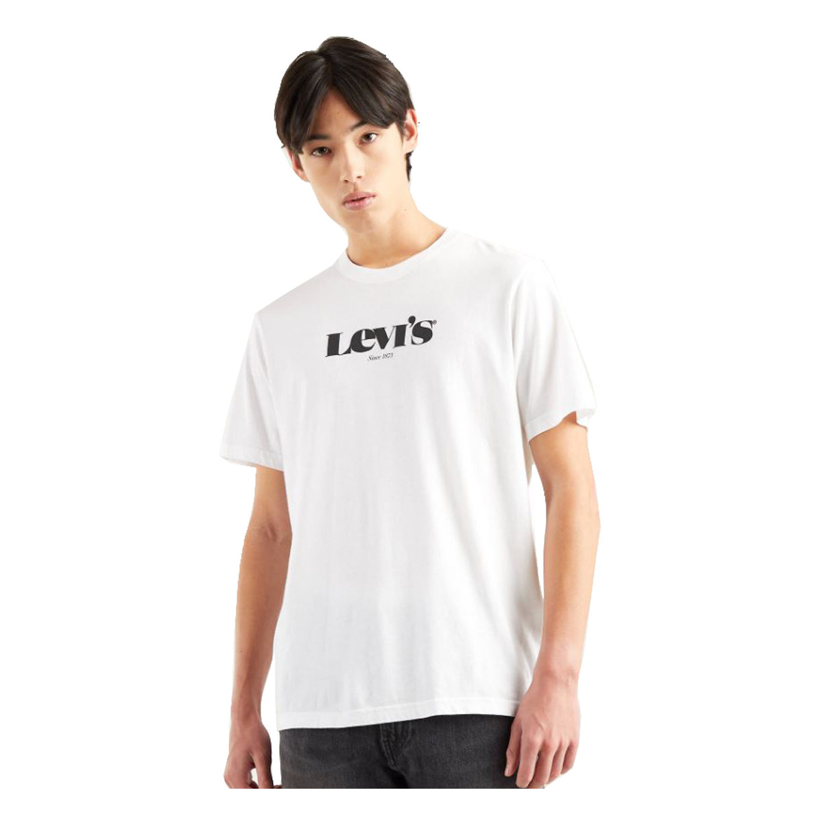 textil Hombre Camisetas manga corta Levi's CAMISETA RELAXED FIT LOGO LEVI'S® HOMBRE Blanco