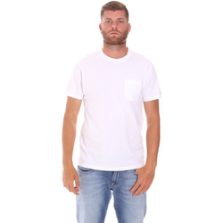textil Hombre Camisetas manga corta Sundek M050TEJ9300 Blanco