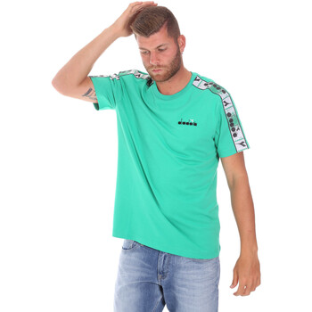 textil Hombre Camisetas manga corta Diadora 502176085 Verde