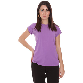 textil Mujer Camisetas manga corta Dixie T924P092 Violeta