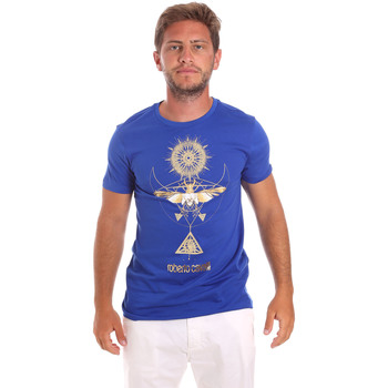 textil Hombre Tops y Camisetas Roberto Cavalli HST65B Azul