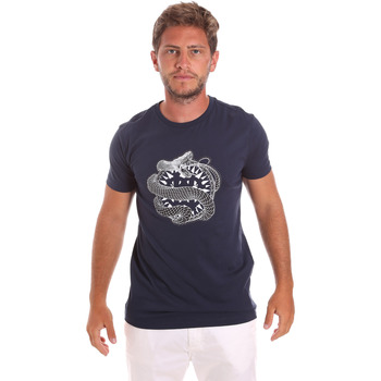 textil Hombre Tops y Camisetas Roberto Cavalli HST64B Azul