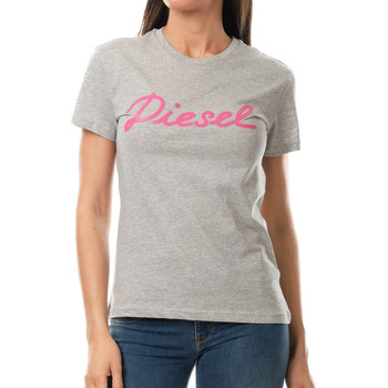 textil Mujer Tops y Camisetas Diesel  Gris