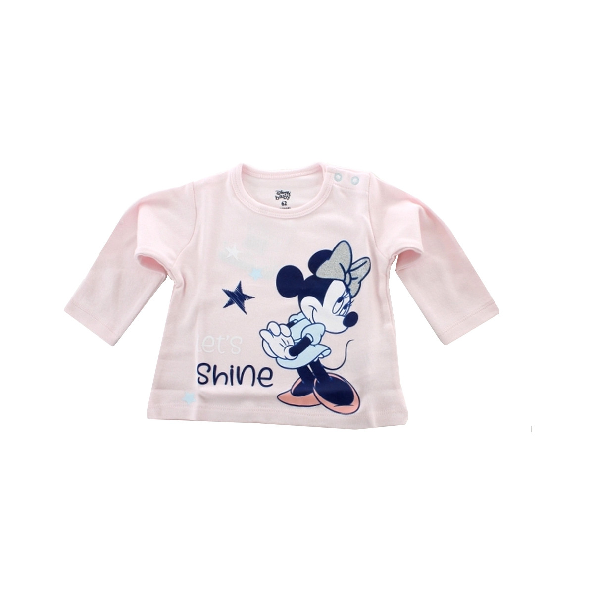 textil Niños Camisetas manga larga Disney DIS MF 51 02 1322 Rosa