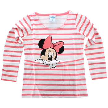 textil Niña Camisetas manga larga Disney DIS MF 52 02 7821 Rosa