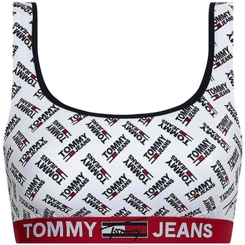 textil Mujer Bañadores Tommy Jeans BRALETTE Blanco