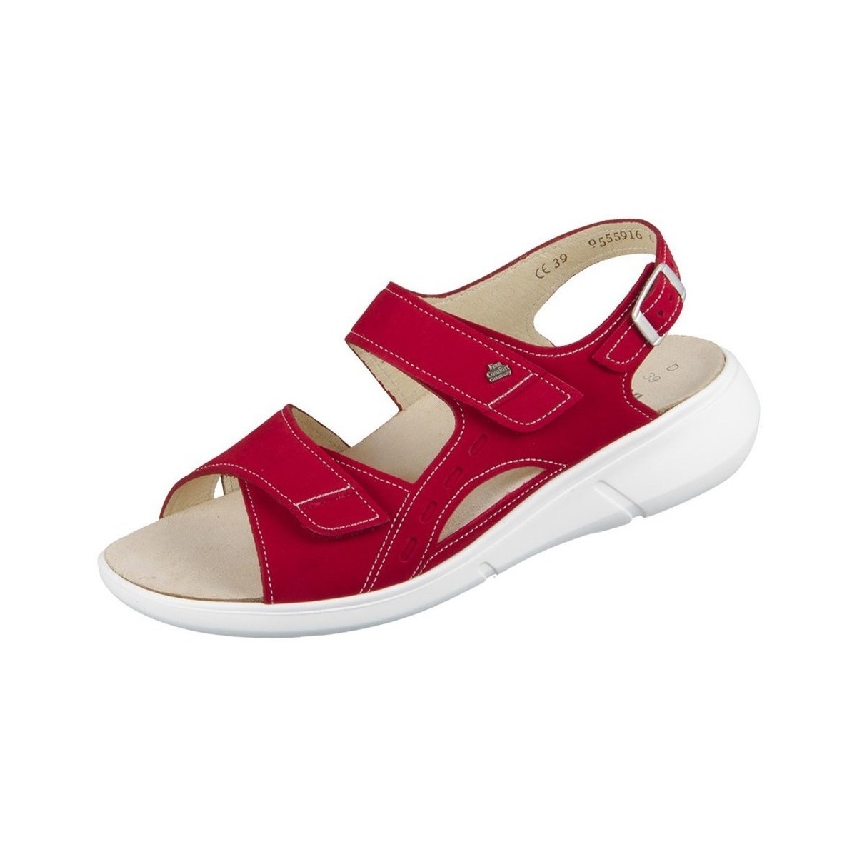 Zapatos Mujer Sandalias Finn Comfort Suva Rojo