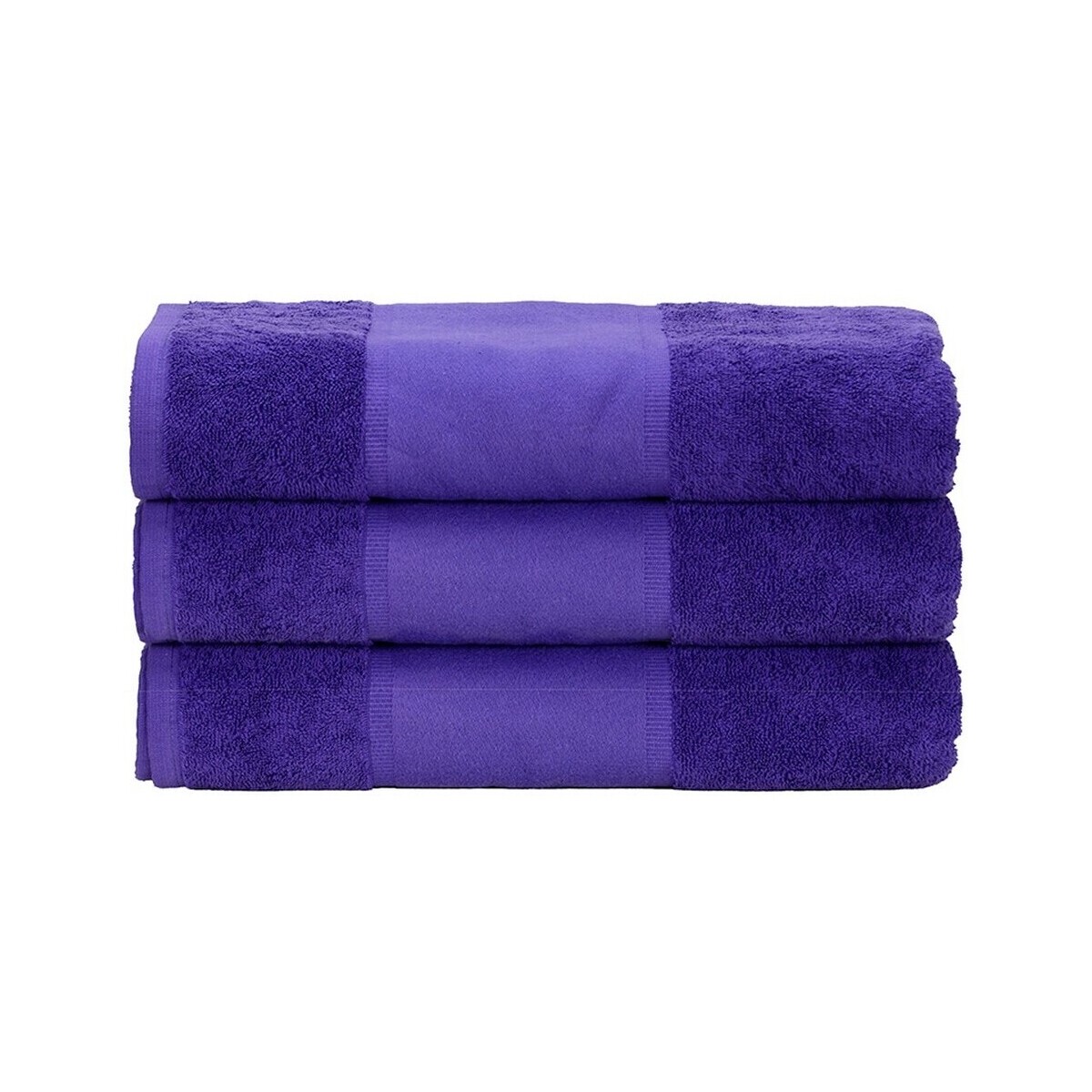 Casa Toalla y manopla de toalla A&r Towels 50 cm x 100 cm RW6036 Violeta