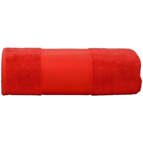 Casa Toalla y manopla de toalla A&r Towels RW6037 Rojo