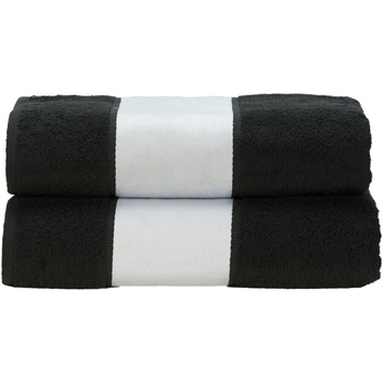 Casa Toalla y manopla de toalla A&r Towels RW6041 Negro