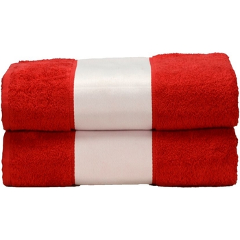 Casa Toalla y manopla de toalla A&r Towels RW6041 Rojo