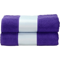 Casa Toalla y manopla de toalla A&r Towels RW6041 Violeta