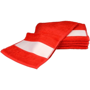 Casa Toalla y manopla de toalla A&r Towels 30 cm x 140 cm RW6042 Rojo