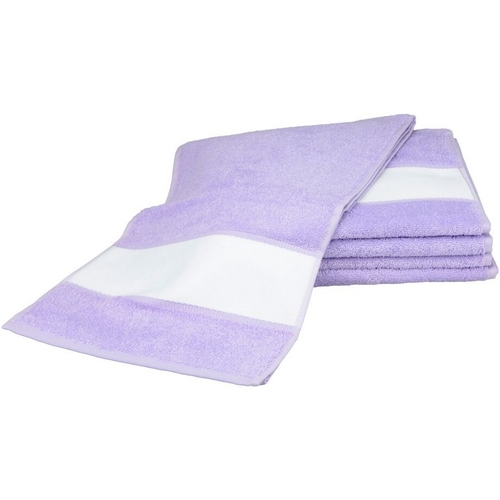 Casa Toalla y manopla de toalla A&r Towels 30 cm x 140 cm RW6042 Violeta