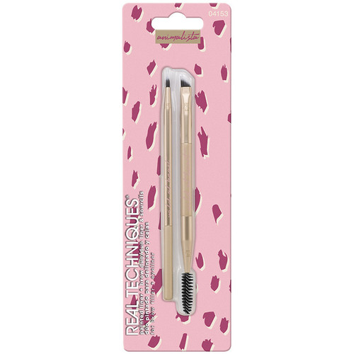 Belleza Mujer Pinceles Real Techniques Limited Edition Animalista Brow Lote 