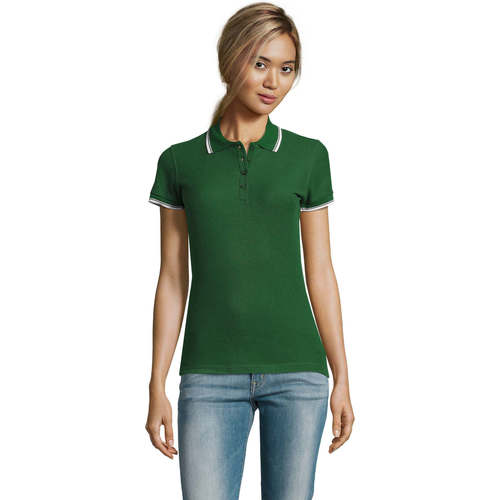 textil Mujer Polos manga corta Sols PRACTICE POLO MUJER Verde