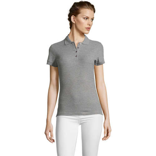 textil Mujer Polos manga corta Sols PEOPLE POLO MUJER Gris