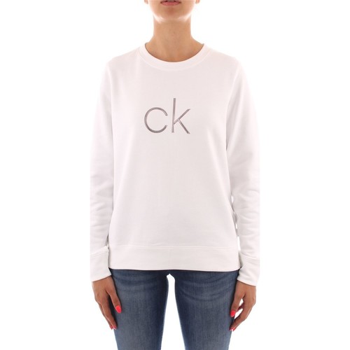 Modernizar tienda Illinois Calvin Klein Jeans K20K203000 Blanco - textil Sudaderas Mujer 113,91 €