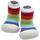 Zapatos Niños Pantuflas para bebé Attipas Rainbow - White Multicolor