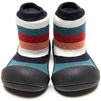 Zapatos Niños Pantuflas para bebé Attipas New Rainbow - Black Multicolor