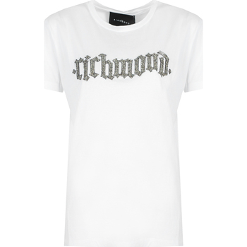 textil Mujer Camisetas manga corta John Richmond RWP20208TS | Nye Blanco