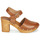 Zapatos Mujer Zuecos (Clogs) JB Martin BAVARDE Vacuno / Camel