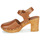 Zapatos Mujer Zuecos (Clogs) JB Martin BAVARDE Vacuno / Camel