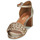 Zapatos Mujer Sandalias JB Martin SALSA Cuero / Tresse / Dorado