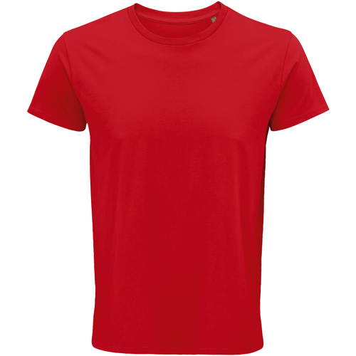textil Hombre Camisetas manga larga Sols Crusader Rojo