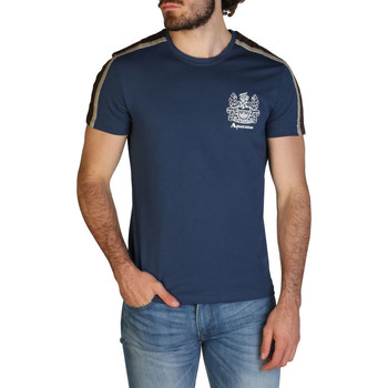 textil Hombre Tops y Camisetas Aquascutum - qmt017m0 Azul