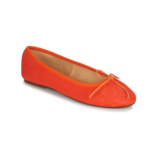 Zapatos Mujer Bailarinas-manoletinas JB Martin ROMY Cabra / Piel / Naranja