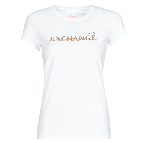 estafador Garganta Saludar Armani Exchange 3LYTKD Blanco - Envío gratis | Spartoo.es ! - textil  Camisetas manga corta Mujer 43,60 €