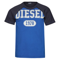 textil Hombre Camisetas manga corta Diesel T-RAGLEN Azul