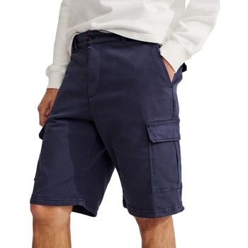 textil Hombre Shorts / Bermudas Ecoalf Seaham Coated AZUL MARINO