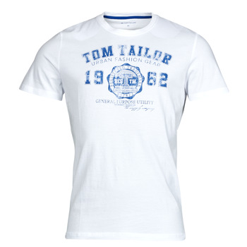 textil Hombre Camisetas manga corta Tom Tailor 1008637 Blanco