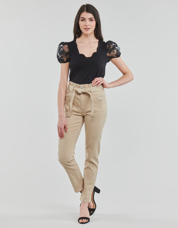 textil Mujer Pantalones con 5 bolsillos Morgan PDIVA Crudo