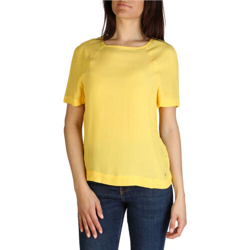 textil Mujer Camisetas manga corta Tommy Hilfiger - xw0xw01059 Amarillo