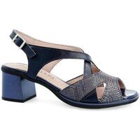 Zapatos Mujer Sandalias Pitillos A020536 Azul
