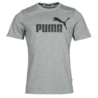 textil Hombre Camisetas manga corta Puma ESS LOGO TEE Gris