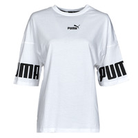 textil Mujer Camisetas manga corta Puma PUMA POWER COLORBLOCK TEE Blanco