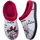 Zapatos Mujer Pantuflas Plumaflex By Roal Zapatillas de Casa Roal 12213 London Rojo