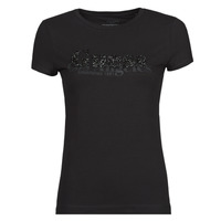 textil Mujer Camisetas manga corta Guess SS CN ASTRELLE TEE Negro