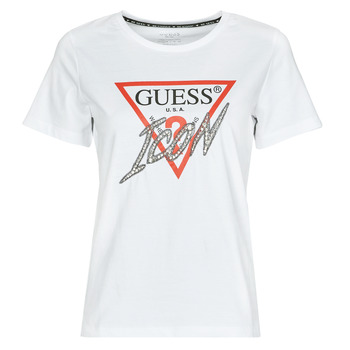 Guess SS CN ICON TEE Blanco
