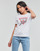 textil Mujer Camisetas manga corta Guess SS CN ICON TEE Blanco